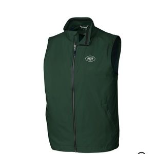 •NWOT New York Jets Green Full-Zip Vest•